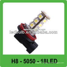 CE &amp; ROHS 18 pcs 5050 SMD H8 led auto head lights